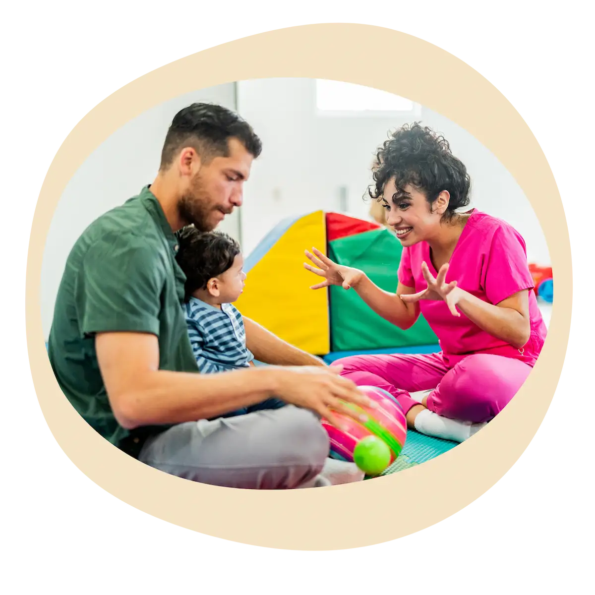 Ally Behavior Centers evaluation team member conducting an autism evaluation