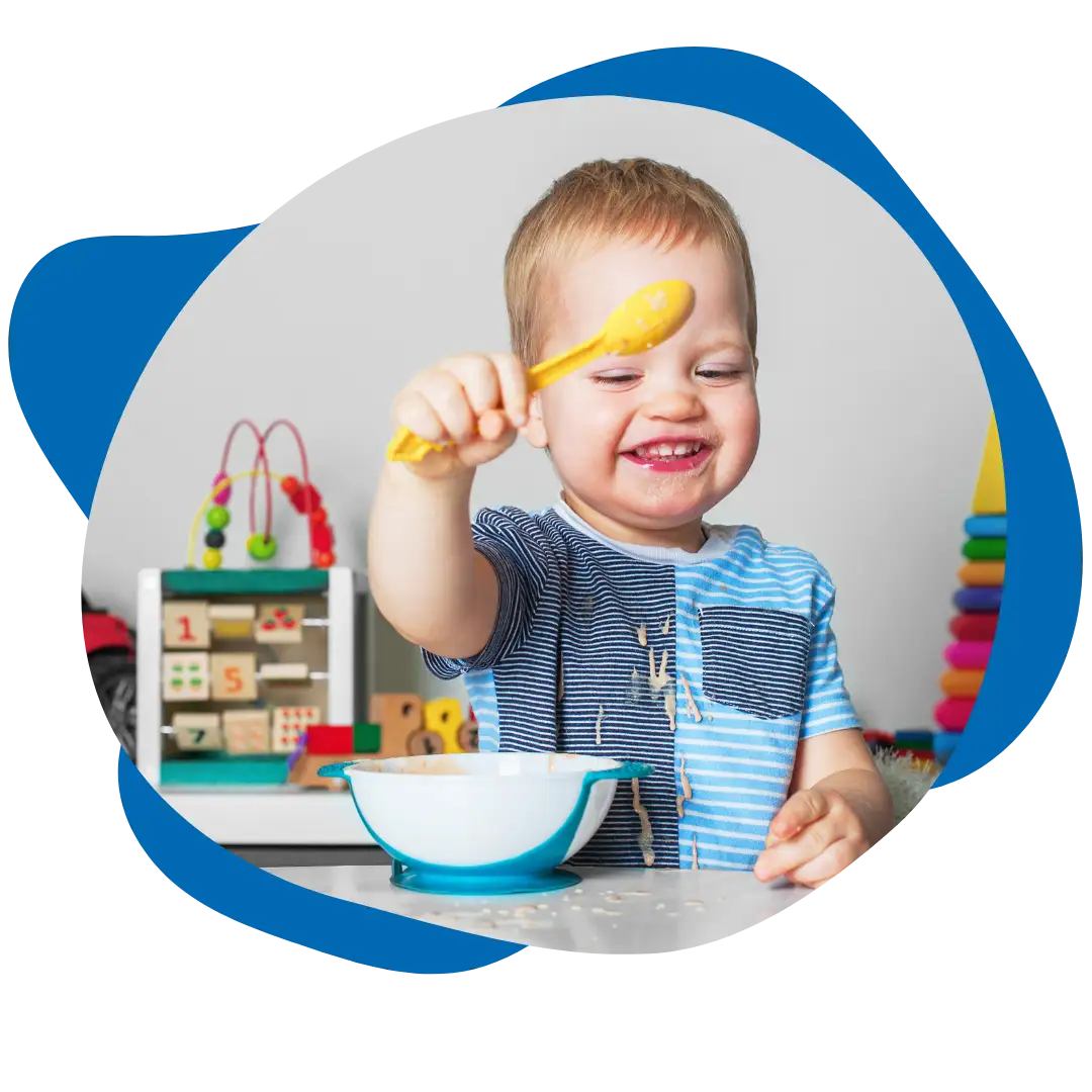 A child that has missed some developmental milestones.