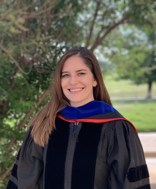 Dr. Alexandra Brown upon receiving her PhD.
