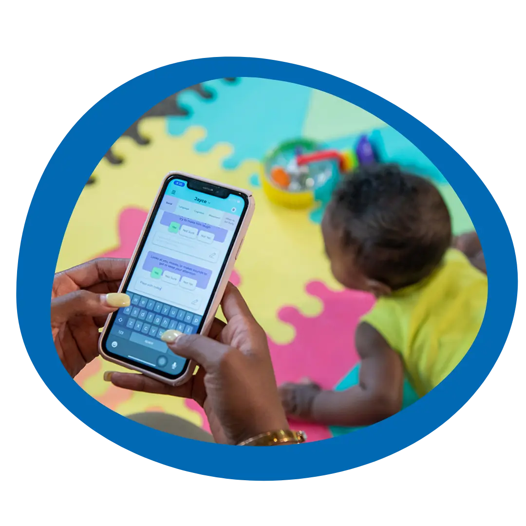 CDC A parent researching autism on the Center for Disease control website.