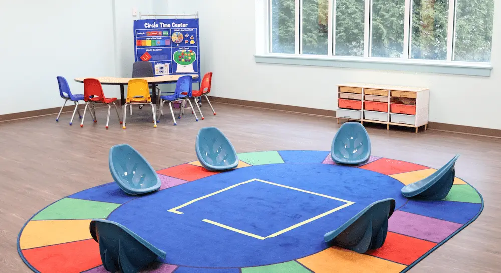 Frederick Classroom circle time setup