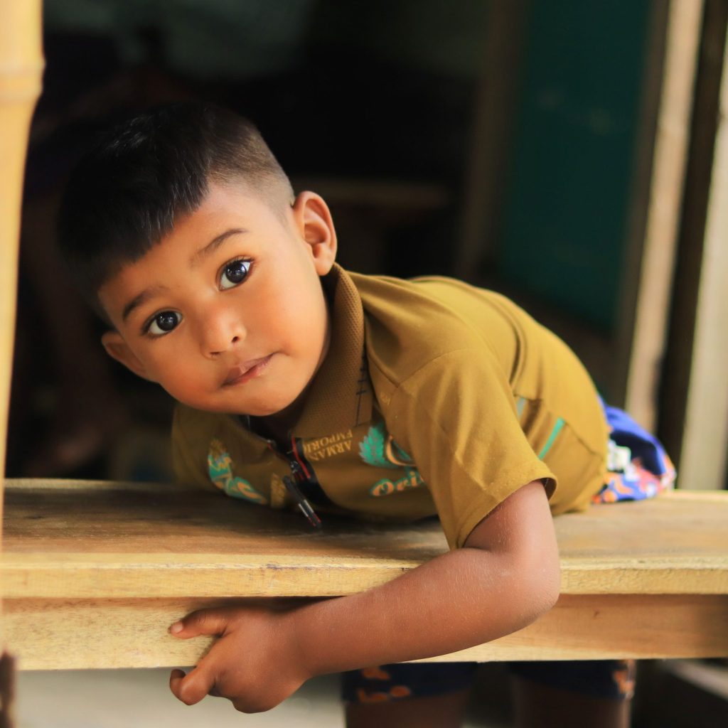 Child smiling